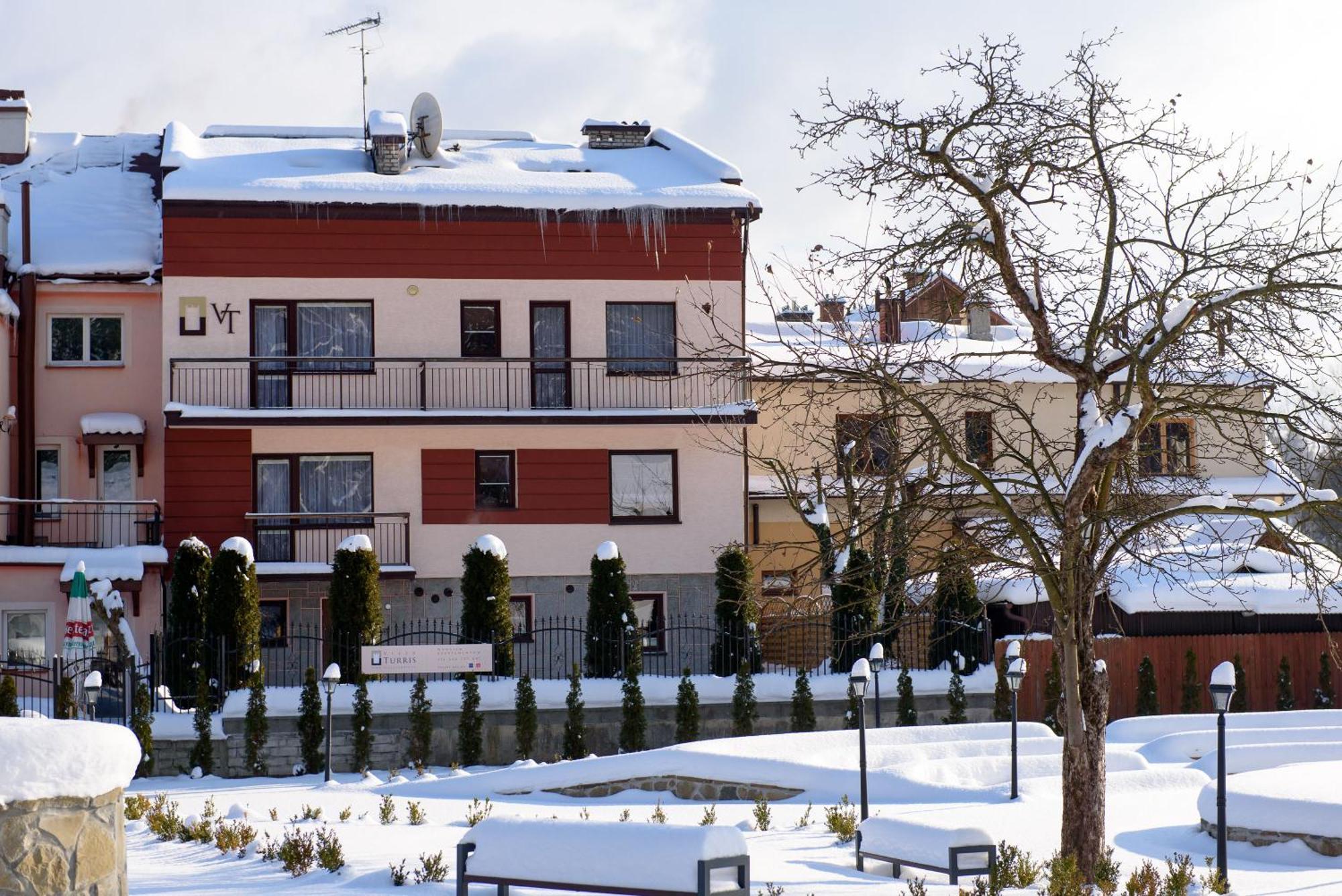 מוז'ינה Villa Turris Apartamenty Przy Muszynskim Zamku מראה חיצוני תמונה